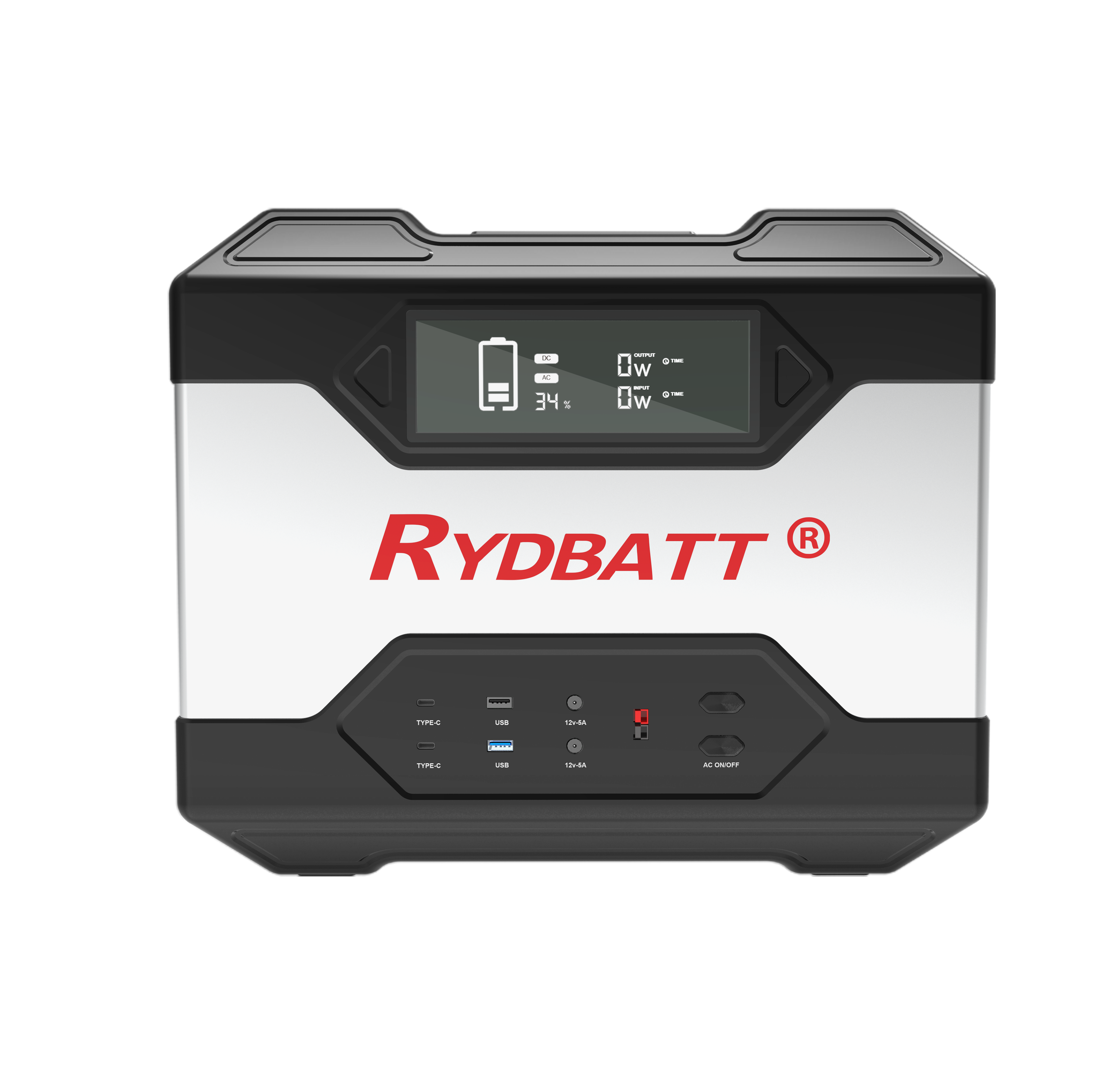 Ryder便攜式發電站2400W， 2400Wh備用電池LiFePO4快速充電1.5小時100%